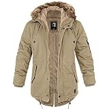 bw-online-shop Winterparka Fishtail mit Futter camel - XXL