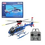 Rxbycxshi C123 RC Hubschrauber, 1:36 RC ERA C123 EC135 Helikopter Modell, 6CH Einmotoriges Gyroskop-Flugzeug Weihnachten 2024 Geschenk