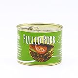 Diem würziges Pulled Pork, der Ideale Burger Belag aus der Dose 200g - lange haltb