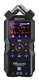 Zoom H4essential Handy Recorder – 4-Spur-Aufnahmegerät mit 32-Bit Float, X/Y Mikrofonen, XLR/TRS Eingängen – Für Musik, Podcasts, Filmton – Schw