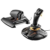 Thrustmaster T.16000M FCS HOTAS – Flight Stick & TWCS Schubregler mit H.E.A.R.T Magnet-Technologie – S.M.A.R.T Schienensystem – Ideal für MSFS & Elite Dangerous – PC