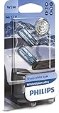 Philips, Halogen WhiteVision ultra W5W Signallampe, Doppelblister, 35484330, Double blister, Autos , B