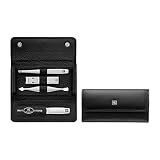 ZWILLING Beauty TWINOX 5-teiliges Reiseset, mit Druckknopfverschluss-Etui, Schw