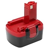 vhbw 1x Akku kompatibel mit Bosch PSR 140, PSR 14.4/N, PSR 14.4VE-2(/B), PSR 14.4, PSR 14.4-2 Werkzeug (2000 mAh, NiMH, 14,4 V)