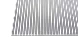 Polycarbonat Stegplatten Hohlkammerplatten klar 16 mm (4000 x 1200 x 16 mm)