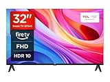 TCL 32SF540 - 32 Zoll FHD Smart Fernseher - HDR & HLG-Dolby Audio-DTS Virtual X /DTS-HD-Metall Randlos-Dual-Band Wifi 5-mit Fire OS 7 Sy