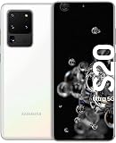 Samsung Galaxy S20 Ultra 5G Smartphone ohne Vertag, 108 MP Kamera, 6.9 Zoll Super AMOLED Didsplay, Hybrid SIM, Android 10 to 13 - Deutsche Version (128GB, White)