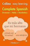 Easy Learning Spanish Complete Grammar, Verbs and Vocabulary (3 books in 1): Trusted support for learning (Collins Easy Learning)