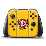 Skin kompatibel mit Nintendo Switch Controller Folie Sticker SG Dynamo Dresden Offizielles Lizenzprodukt Log