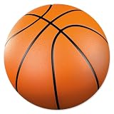 younikat Mauspad mit Basketball Motiv I Ø 22 cm rund I Mousepad in Standard-Größe I rutschfest I dv_1465