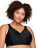 Glamorise Damen 1006 Sports Bra, Schwarz, 95F