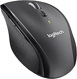 Logitech M705 Marathon Kabellose Maus, 2.4 GHz Verbindung via Unifying USB-Empfänger, 1000 DPI Laser-Sensor, 3-Jahre Akkulaufzeit, 7 Tasten, PC/Mac - Schw