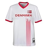 FIFA Offizielles Trikot der Frauenfussball-Weltmeisterschaft 2023 für Erwachsene, Dänemark, weiß, X-Larg