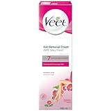 Veet Haarentfernungscreme/Enthaarungscreme/Lotusmilch & Jasmin/seidig glatte Haut/sexy Beine/normale Haut/ 3 Minuten Einwirkzeit/ 100