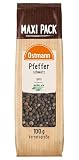 Ostmann Gewürze - Schwarze Pfefferkörner ganz | Ungemahlener Pfeffer, ideal für die Pfeffermühle oder für pikante Saucen | 100 g im Vorteilspack