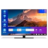 MEDION X15528 (MD 30962) 138,8 cm (55 Zoll) QLED Fernseher (Smart TV, 4K, Dolby Vision HDR, Dolby Atmos, Netflix, Prime Video, PVR, Bluetooth, MEMC, Micro Dimming)