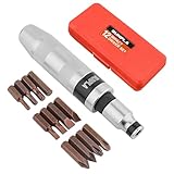 Gunpla Handschlagschrauber Satz 1/2 Zoll 12-teilig, Schraubenlöser-Satz für Entfernen von Muttern und Rostigen Schrauben, Impact Driver Set Legierter S
