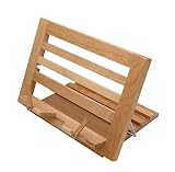 Paintersisters® Buchhalter aus Buchenholz, Leseständer, Kochbuchhalter, Notenständer, Tischstaffelei, Buchstütze, Pad-Ständer, Rezep