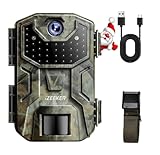 iZEEKER Wildkamera Ohne WLAN, Wildtierkamera mit 940nm No Glow Infrarot LEDs, Wildkamera mit Bewegungsmelder Nachtsicht IP66 Wasserdicht für die Tierbeobachtung Heim S