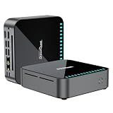 DreamQuest Mini PC Windows 11 Pro Vorgefertigte 16GB DDR4 512GB M.2 SSD Intel N95 (bis zu 3,6 GHz) Micro Desktop Computer mit Dual HDMI Type C Port/WiFi 6/BT 5.3/2X Gigabit/USB3.2 X4 für B