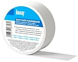 Knauf EASY-TAPE Fugendeckband zum Stabilisieren und Verspachteln von Fugen – selbstklebender Bewehrungs-Streifen zum Verfugen von Gipskarton-Platten bzw. Gipsfaser-Platten, 48 mm x 45