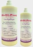 Multi-Profi Lackpflege ist eine Profi-Universalpolitur zur Versiegelung und Auffrischung aller Lackflächen. Die einzigartige Teflon-Nano-Technologie schützt vor saurem Regen und Schmutz ! 1 L