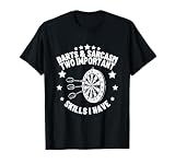 Darts and Sarcasm Dartscheibe Lustiger Dartspieler T-S