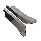 Auto Heckspoiler Flügel Für Peugeot 206 208 308 307 207 3008 407 508 408 Hatch SW CC RCZ Auto Hintere Stoßstange Streifen Lip Spoiler Diffusor Splitter (Color : Carbon Texture)