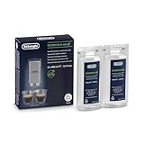De'Longhi EcoDecalk Mini Entkalker DLSC200, 2 Entkalkungs Dosen, Kaffee Maschine Entkalker, Kaffee Maschine Wartungs Zubehör, Pflanzliche Inhalts Stoffe, 2x100ml, Weiß