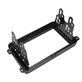 Autoradio Radioblende Einbauset 2 Din Autoradio Fascia Fascias Panel-Rahmen-CD DVD Dash Audio Interior for Volkswagen VW Touran Caddy SEAT Skoda Fabia Octavia Universal Dekoration(173x98mm)