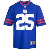Fanatics Core NFL Team Jersey Trikot (DE/NL/SE/PL, Alphanumerisch, M, Regular, Regular, New York Giants)