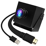 G 4K HDMI USB Kamera Dual Output Webcam für Computer Monitor TV Weitwinkel PC Kamera Verzerrungsfreie Streaming Lightburn Kamera H.264 USB Sicherheitskamera (120grad geringer Verzerrung objektiv)