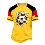 Generisch Football Trikot Football Trikot Herren Wandershirt Sport Tshirts Herren Party Tops Sport Oberteil Graphic Tee Kleidung