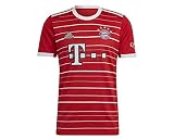 adidas FC Bayern München Herren 2022/23 Season. Official Home Jersey Trikot, Rot, XXL EU