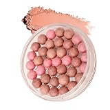 Makeup Wangen-Blush - Professioneller mischbarer Rouge, baubare Formel mit hohem Pigment, luxuriöse Gesichtskosmetik für Frauen, Mädchen und Erwachsene, Fokuspulver M