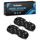 Profesius Nagelschuhe - 1 Paar Universal Estrichschuhe für Bodenausgleichsmasse - Ohne Abdrücke auf Epoxidharz & Bodenfarbe - Universalgröße - Für Rasenbelüftung geeig