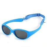 Hifot Baby Mädchen Junge Sonnenbrillen, UV Schutz polarisierte Kleinkind Sonnenbrille, Flexible Kinder Sonnenbrillen Tempel Nicht faltbar - Alter 6 Monaten bis 2 J