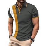 Freizeithemden Für Herren Tops Herren Persönlichkeit Trend Shirt Herren Casual T-Shirt Herren Kurzarm T-Shirt Herren Mode Sportshirt Herren A-04 XXL