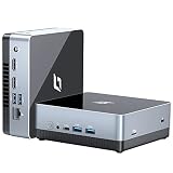 CyberGeek Mini-PC, Windows 11 Pro, 16 GB RAM, 3200 MHz, 1 TB PCIe SSD Intel N5095A Quad-Core, Mini-Desktop-Computer, Mini-PC mit 4K Dual Display, WLAN, RJ45, VESA, Office/H