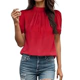 Tshirt Damen Sommer Oversize Gestreiftes Oberteile Kurze Rundhals Lässige Kurzarm Top #0514