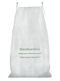 Mineralwolle/KMF Bag mit Hebeschlaufen und Zugband, gem. TRGS 521