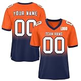 Generisch Personalisiert American Football Trikot Personalized Printed Team Name & Number für Herren Damen Kinder Jugend Football Trik