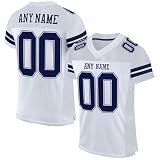 Personalisiert American-Football-Trikot Custom Football Jersey Personalized Stitched/Printed Team Name & Number Sports Uniform Men Women Youth Herren Sporthemden Schnelltrocknend Atmungsaktiv T-S