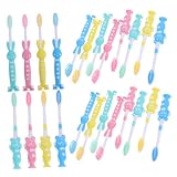 minkissy 32 Stück Kinderzahnbürste Zahnbürste für Kleinkind Zahnbürste reisen Zahnbürsten Zahnbürste Zahnbürsten für Zahnbürsten Zahnbürste Kind pp