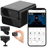 7links WLAN Minikamera: 2K-Mini-IP-Kamera mit Dualband-WLAN, Nachtsicht, 4 Std. Akku, App (Minikamera mit App, Mini-Kamera Bewegungserkennung)