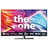 Philips Ambilight 55OLED809 Smart TV OLED 4K – Display 55 Zoll, Plattform P5 AI Perfect Picture Ultra HD, Google TV, Dolby Vision und Dolby Atmos Sound, funktioniert mit Alexa und Goog