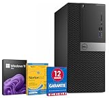 Dell OptiPlex 7050 PC Computer Intel Core i5-6500@ bis zu 3,6 GHz 16 GB 256 GB SSD mit Windows 11 Pro & GRATIS Bluetooth, WLAN & Antiviren-Software inkl. 12 Monate Garantie (Generalüberholt)