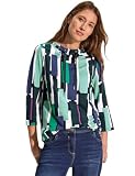 CECIL Damen B321916 Bedrucktes Shirt, fir Green, X-Larg