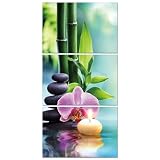 3 Stück Diamant Painting Bilder Pflanzenblumen Diamond Painting Erwachsene Groß 5D Diamond Art Painting Kinder Basteln Voll Set Diamond Painting mit Zubehör für Room Decor Wohnwand 100x150cm F-9580