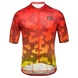 GORE WEAR Atmungsaktives Herren Fahrrad-Trikot, Rain Camo, Schneller Feuchtigkeitstransport, Mit Taschen, Kurzarm Fahrrad-S